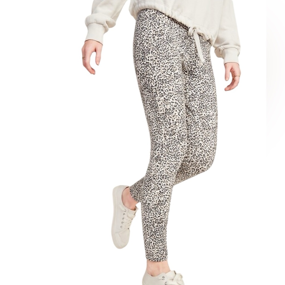 Old Navy Stevie High Rise Leopard Print Skinny Pants Size XL NWOT